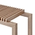 Versatile Teak Bench: Indoors & Outdoors 3D model small image 4