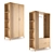 Lazar Wardrobe: Sleek Storage Solution 3D model small image 1