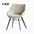 Elegant Luca Dining Chair 3D model small image 3