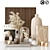 Versatile Decor: Family Album, Candles, Vases & More 3D model small image 1