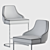 Modern Bar Stool - Stylish Seating Solution 3D model small image 5
