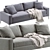 Modern Nova Sofa: Stylish and Versatile 3D model small image 1