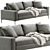 Modern Nova Sofa: Stylish and Versatile 3D model small image 2