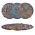 Round Carpets Set: Versatile and Detailed 3D model small image 1
