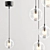 Elegant Bocci LED Lighting Fixture 3D model small image 3