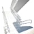 Safe School Ladder: Modern Design 3D model small image 4
