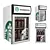 Starbucks Mini Fridge - Compact & Convenient 3D model small image 1