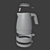 TurboRed Electric Kettle with Subdivision Ready Design 3D model small image 7