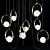 Golden Glow Halo Chandelier 3D model small image 2