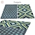 Decorative Geometric Rug 107 3D model small image 1