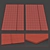 Elegant Geometric Rug 111 3D model small image 4