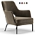Elegant and Comfortable Joyce Armchair 3D model small image 1