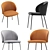 Sleek Leather Chair: Laforma Minna 3D model small image 5