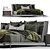 Elegant Comfort: Poliform Bed 3D model small image 5