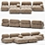 Versatile Comfort: B&B Camaleonda Sofa 3D model small image 5