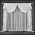 High-Quality Polys & Verts Curtains 3D model small image 2