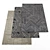 Modern Rugs Bundle - 4 Pieces 3D model small image 1