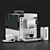 Bosch TES50328RW: White Coffee Perfection 3D model small image 1