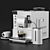 Bosch TES50328RW: White Coffee Perfection 3D model small image 3