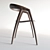 Modern Walnut DC09 Chair 3D model small image 8