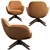 Luxury Lounge: Nicoline Ghirla Armchair 3D model small image 3