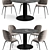 Beetle Dining Set: Stylish, Versatile & Functional 3D model small image 1