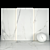 Elegant Afyon White Marble Collection 3D model small image 2