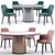 Sophisticated Lucylle Dining Set 3D model small image 7