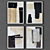 Modern Art Collection: Set of 4 Frames 3D model small image 1