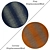 Round Carpets Set: Versatile and Realistic 3D model small image 2