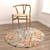 Title: Round Rug Set - Versatile Carpets 3D model small image 4