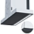 Elica Haiku 900: Sleek Wall Mounted Extractor 3D model small image 2