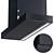 Elica Haiku 900: Sleek Wall Mounted Extractor 3D model small image 4