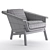 Sienna Armchair: Elegant Design and Comfort 3D model small image 3