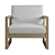 Modern Comfort: RH Navaro Lounge Chair 3D model small image 3