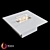 Elegant Fire Table: Kronco Pline 3D model small image 1