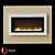 Volar Wall-Mounted Bioethanol Fireplace 3D model small image 1