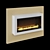 Volar Wall-Mounted Bioethanol Fireplace 3D model small image 2