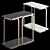 Elegant T9 Alastair Side Table 3D model small image 1