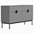 Stylish UNO Chest of Drawers: 140x81x42 cm 3D model small image 3