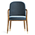 Elegant Stul Lise Armchair: Ulivi Salotti 3D model small image 2