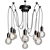 Modern LGO LSP-8174 Shirley Chandelier 3D model small image 1