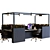 Versatile Workstation: workplace_016 3D model small image 2