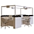 Versatile Workstation: workplace_016 3D model small image 6