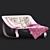 Levo Beech Baby Rocker: Stylish and Comfortable 3D model small image 5