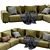 Dienne Cross: Modern Sofa with Versatile Design 3D model small image 4