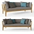 Roda TEKA 002: Stylish Teka Sofa 3D model small image 1