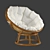 Comfy Solana Papasan Chair 3D model small image 1