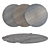 Versatile Round Carpet Set 3D model small image 1