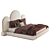 Crescent Arch Bed: Master Bedroom Elegance 3D model small image 3